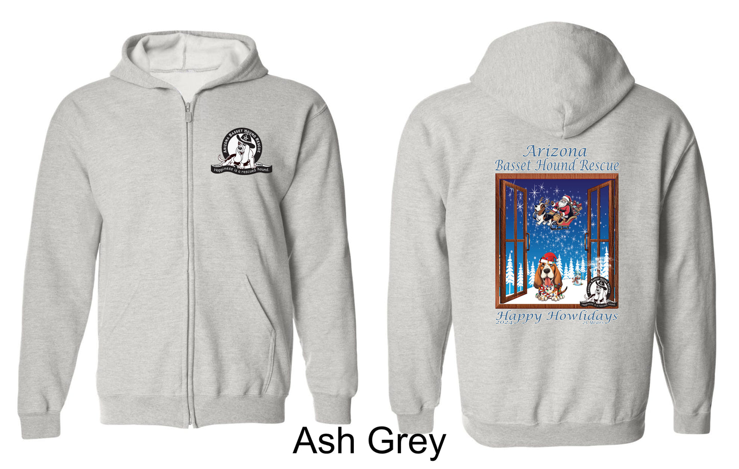 Happy Howlidays Zip Up Hoodie