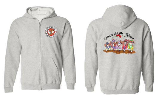 Noses for the Roses Zip Up Hoodies