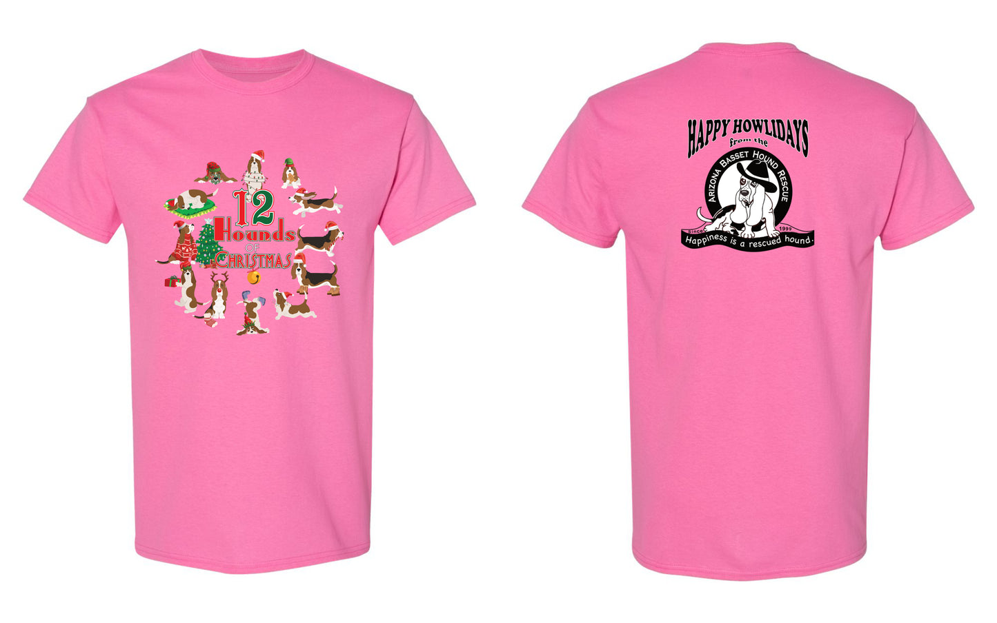 12 Hounds of Christmas Shirt