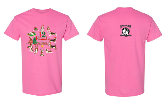 12 Hounds of Christmas Children's Shirt