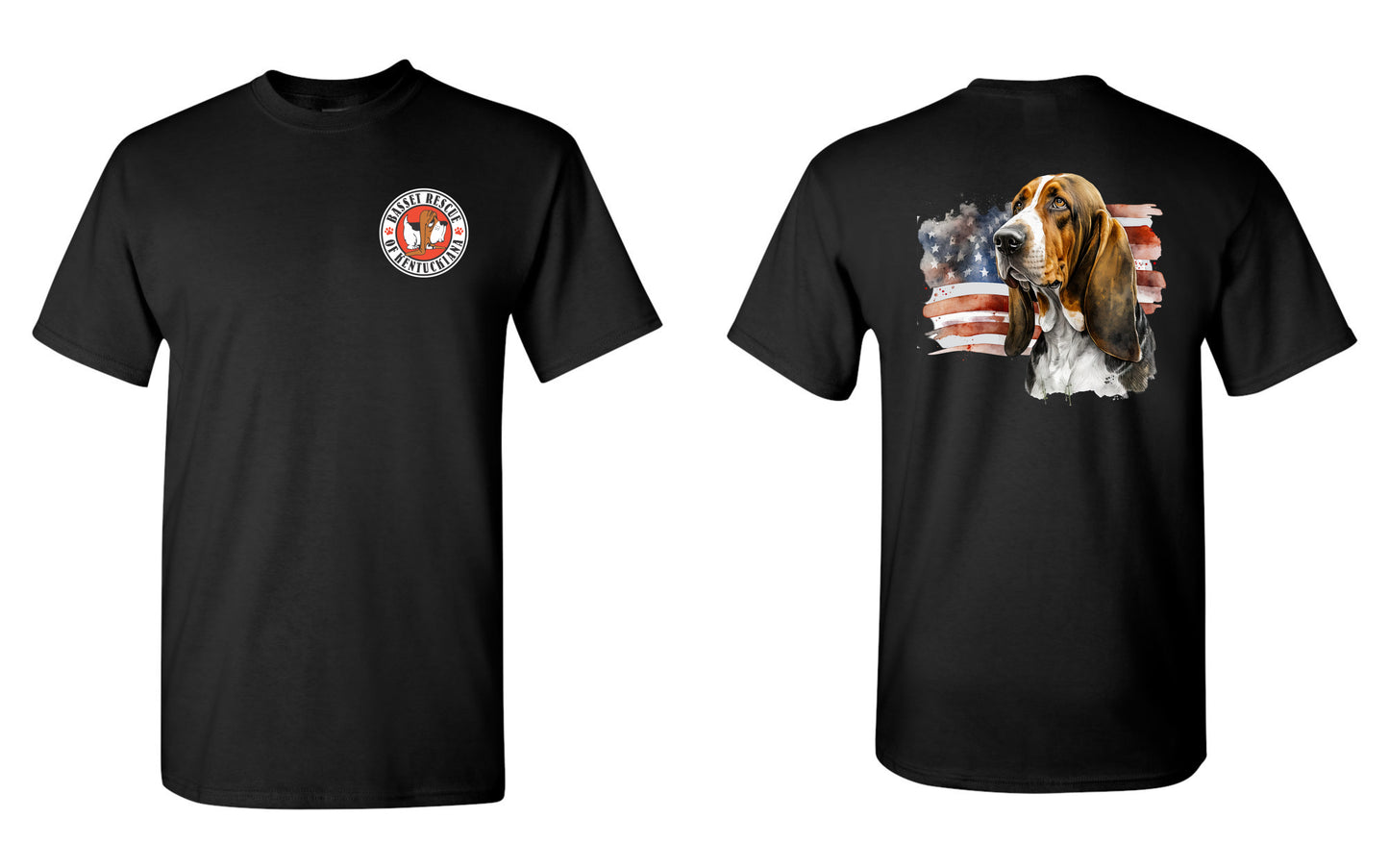 Patriotic Basset Hound
