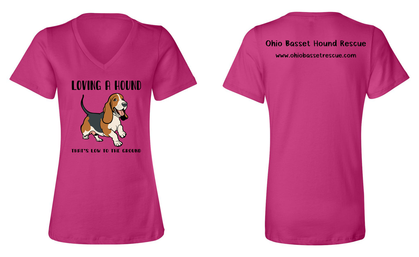 Bassetfest 2023 Women's V-neck