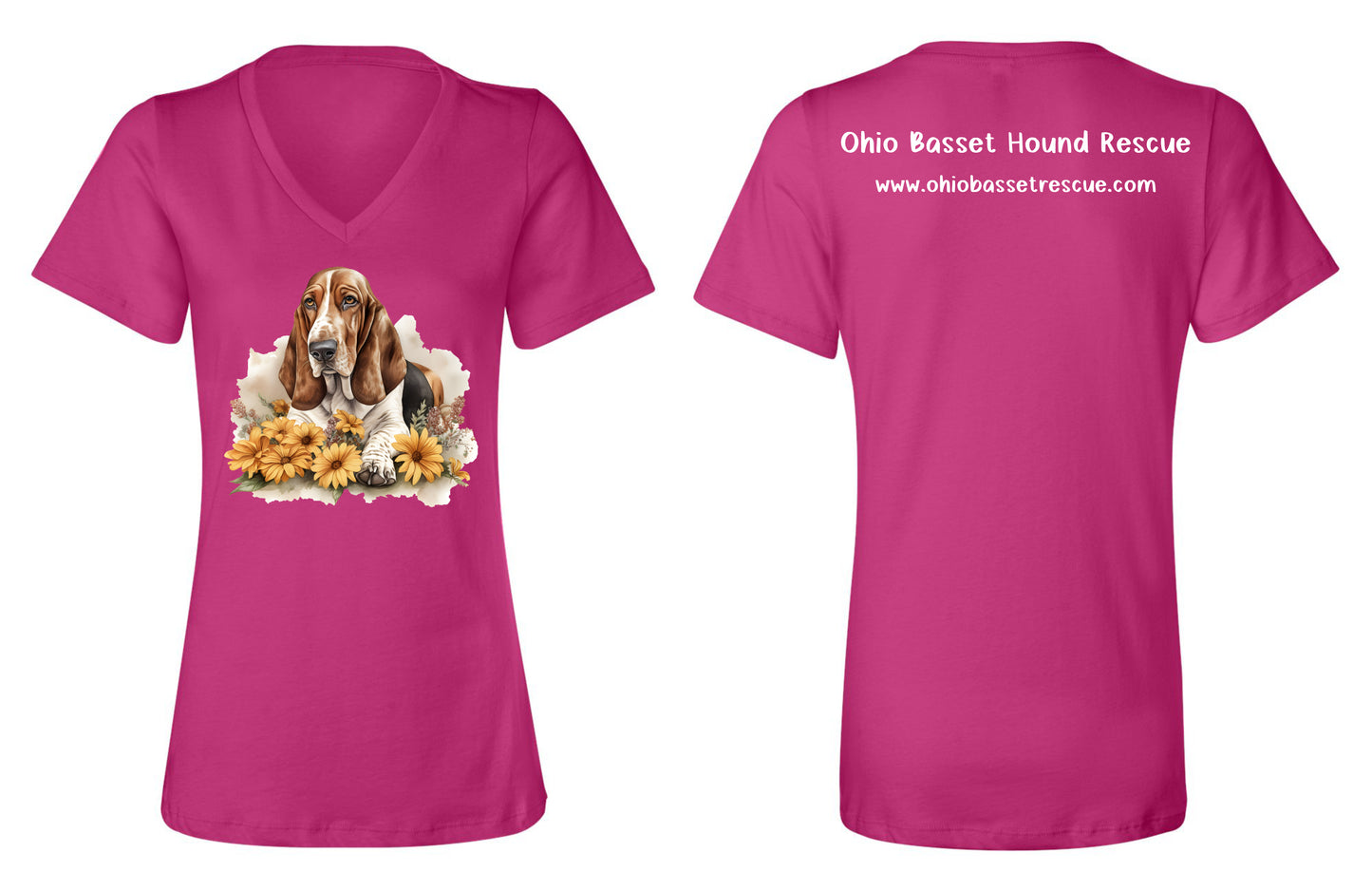 Mabel in Flowers Women's V-neck