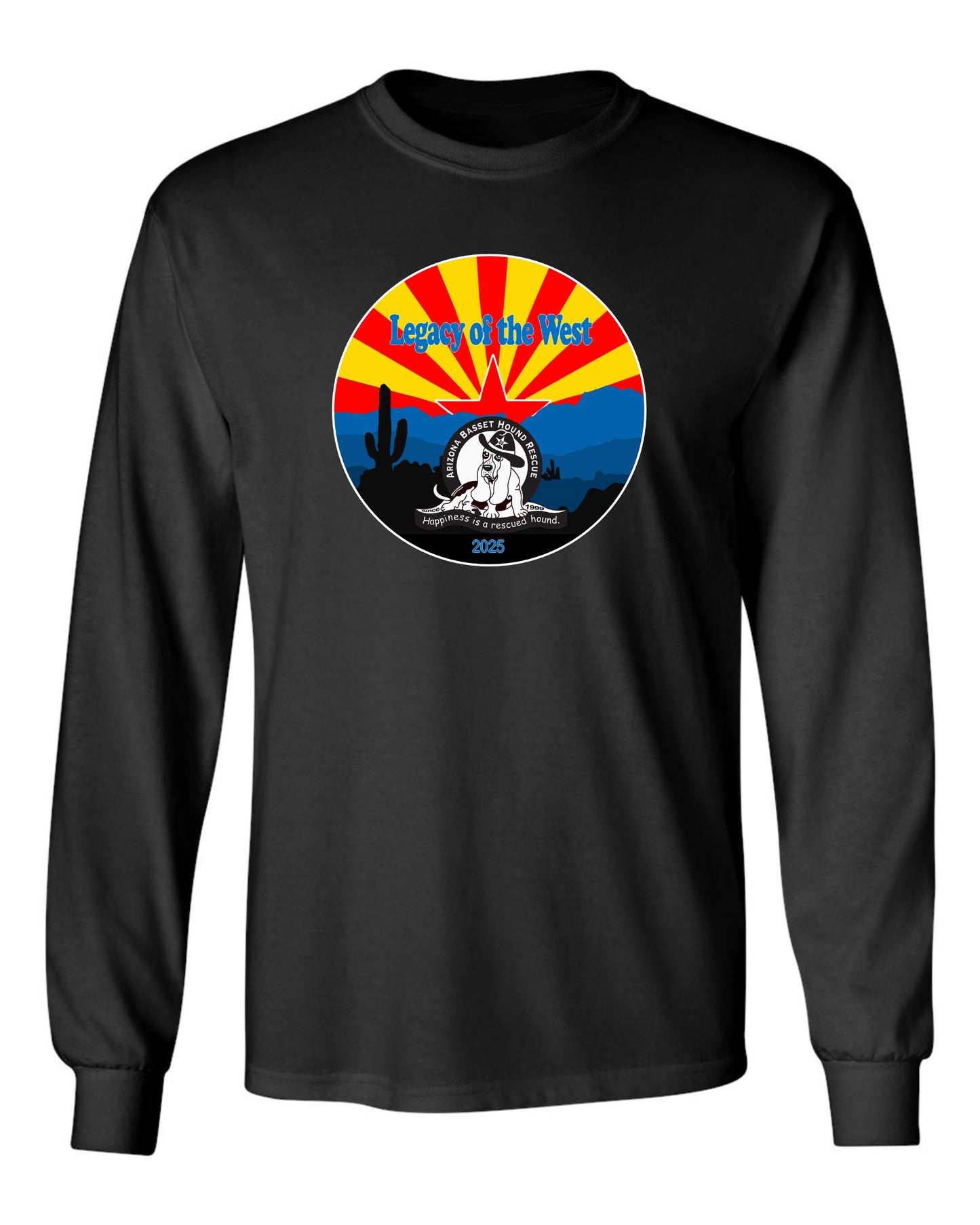 Desert Basset Hound Heritage Long Sleeve Shirt