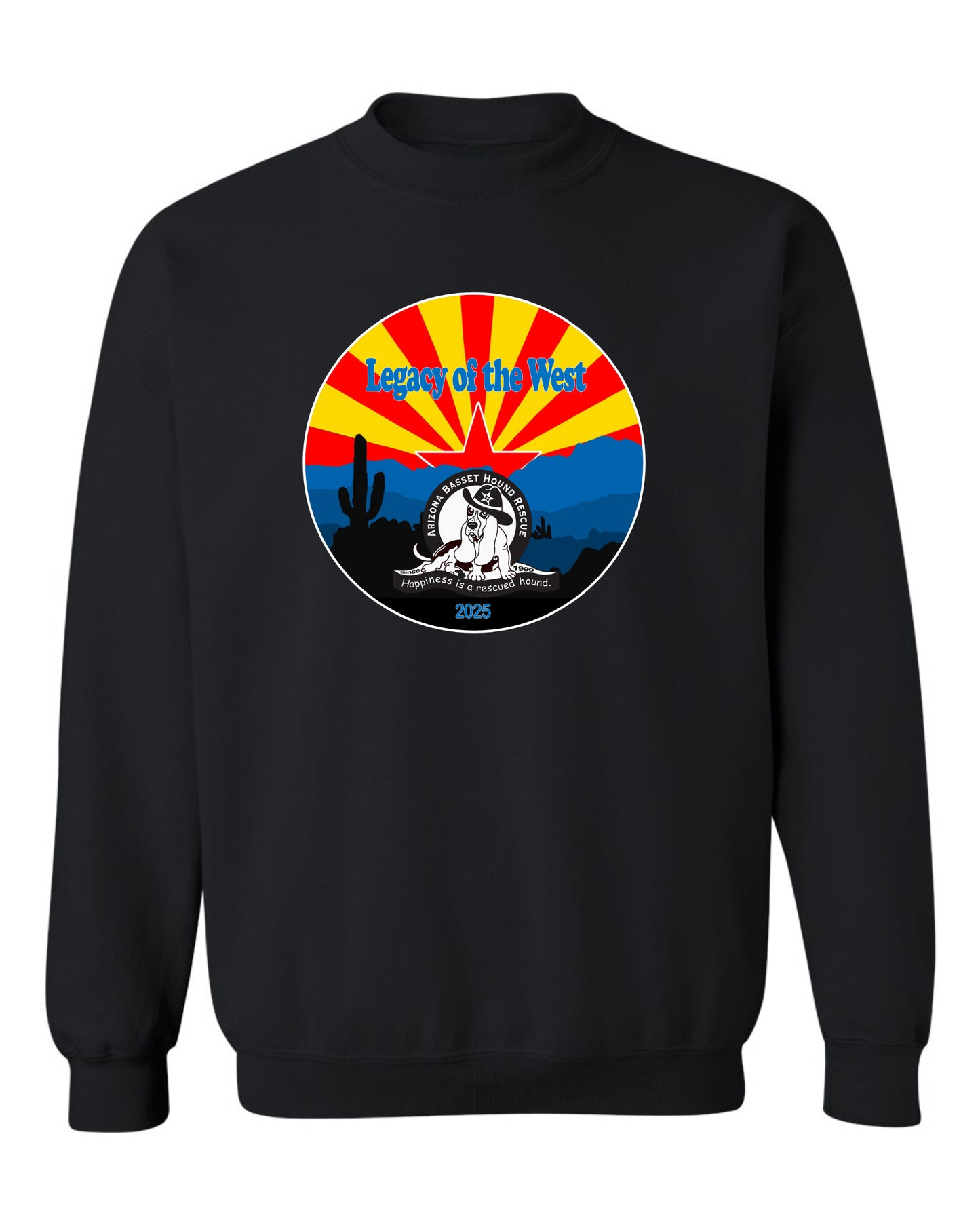 Desert Basset Hound Heritage Pullover Sweater