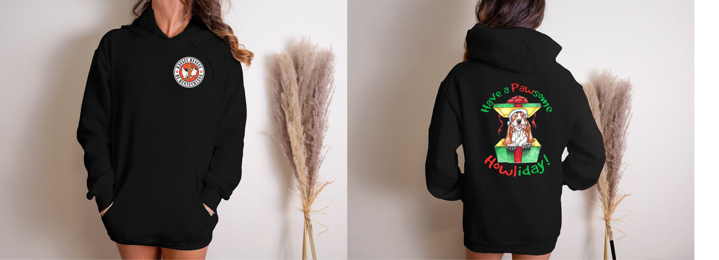 Holiday Basset Hoodie