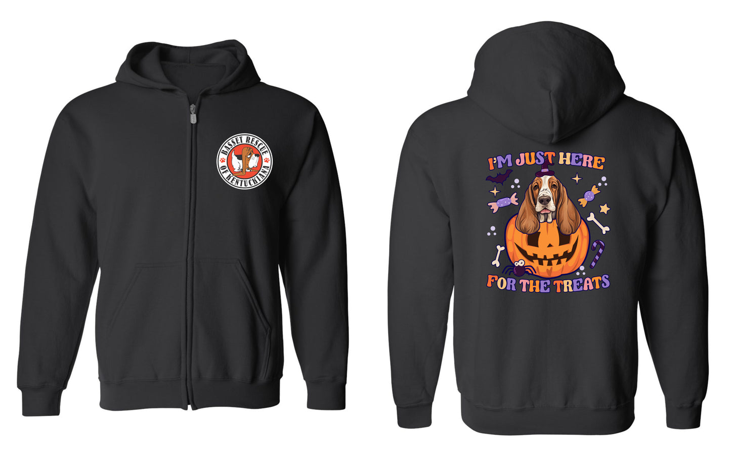 Howl-o-Ween Treat Patrol Zip Up Hoodie
