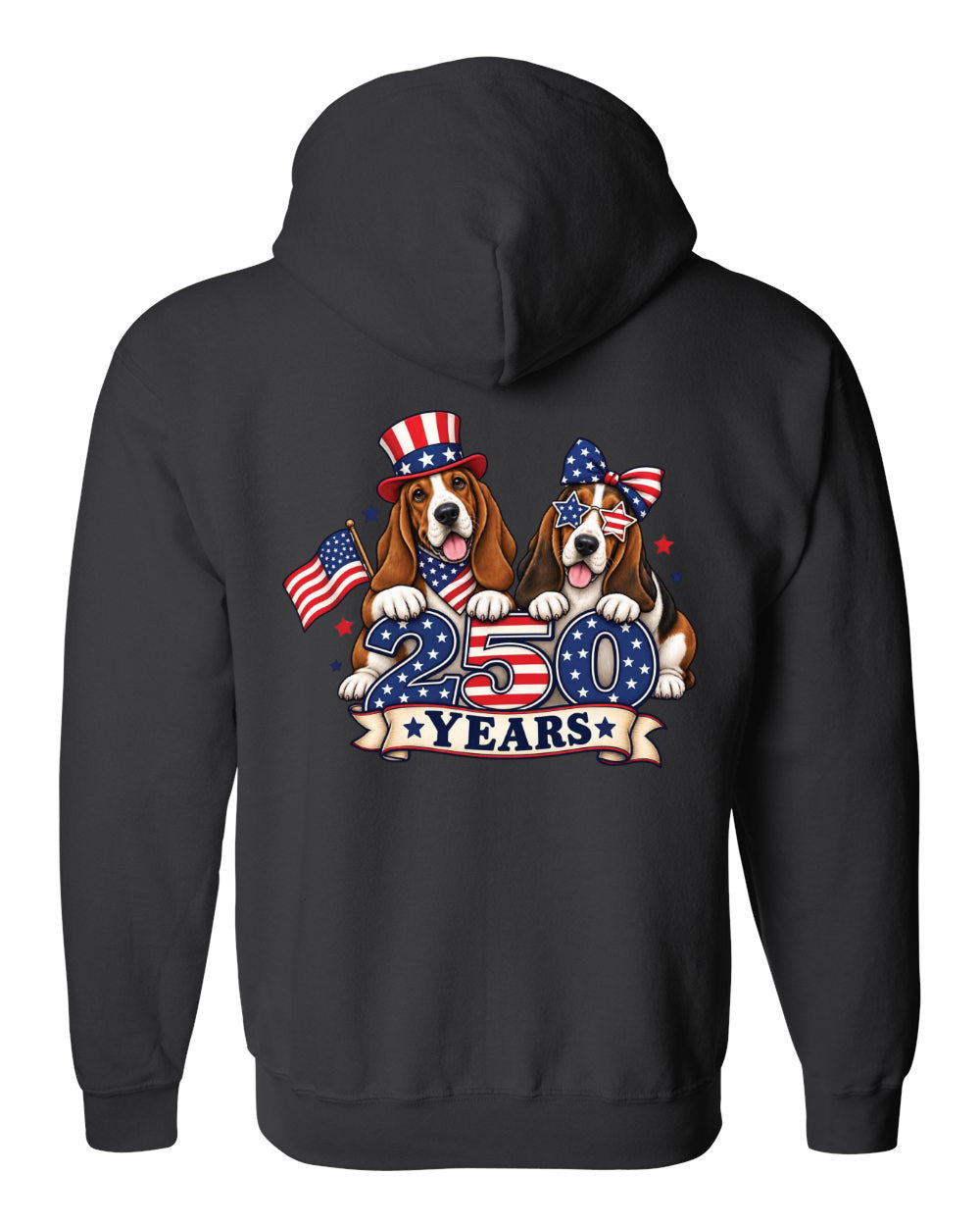 250 Years of American & Floppy Ears Zip Up Hoodie