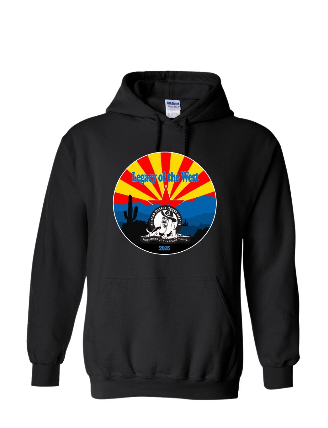 Desert Basset Hound Heritage Hoodie