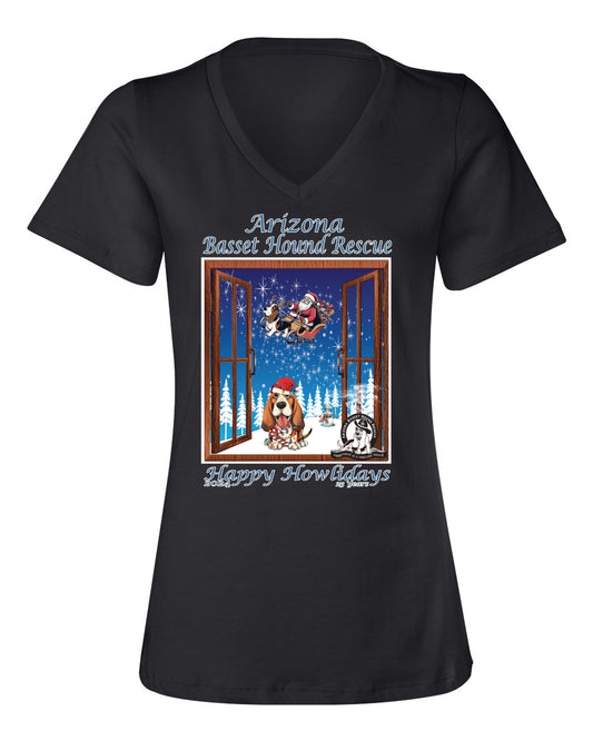 Happy Howlidays Women's V-neck