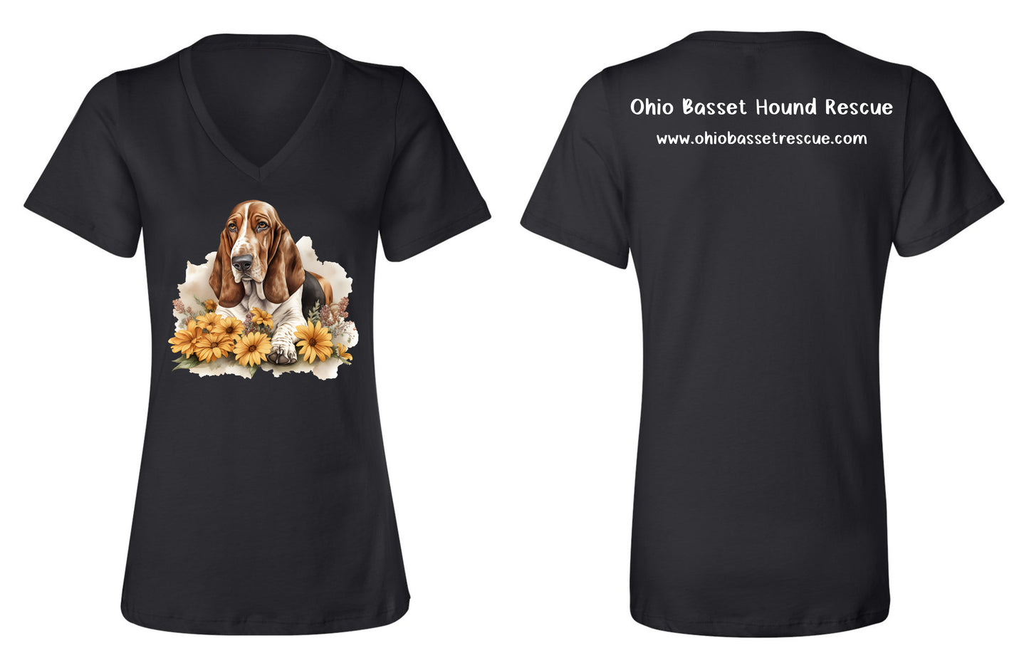 Mabel in Flowers Women's V-neck