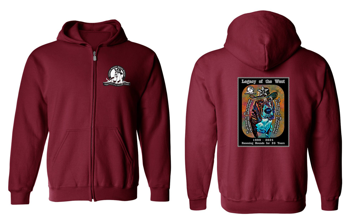 25th Anniversary Legacy of the West Zip Up Hoodie