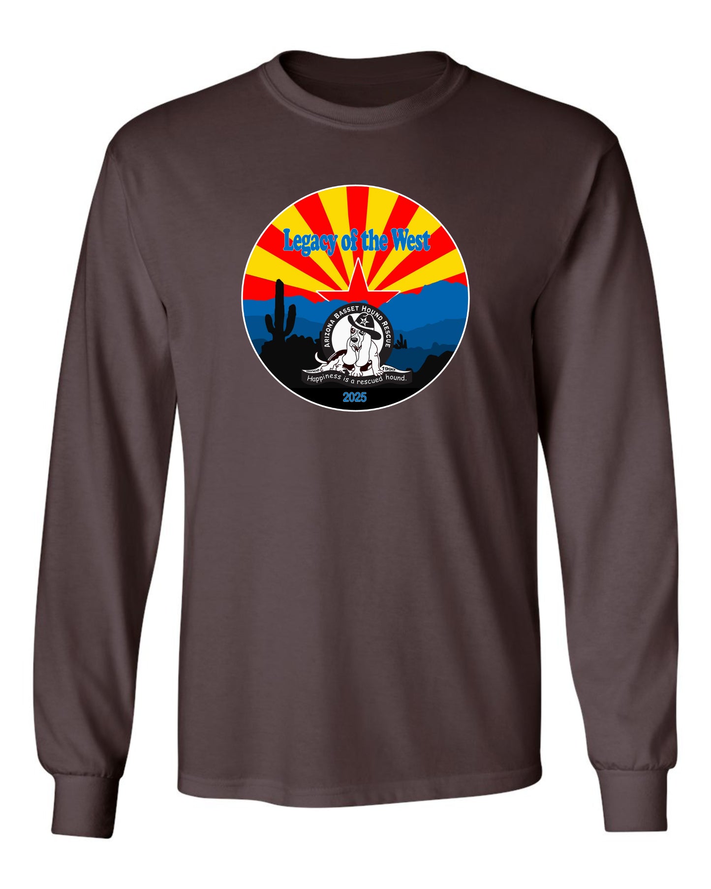 Desert Basset Hound Heritage Long Sleeve Shirt