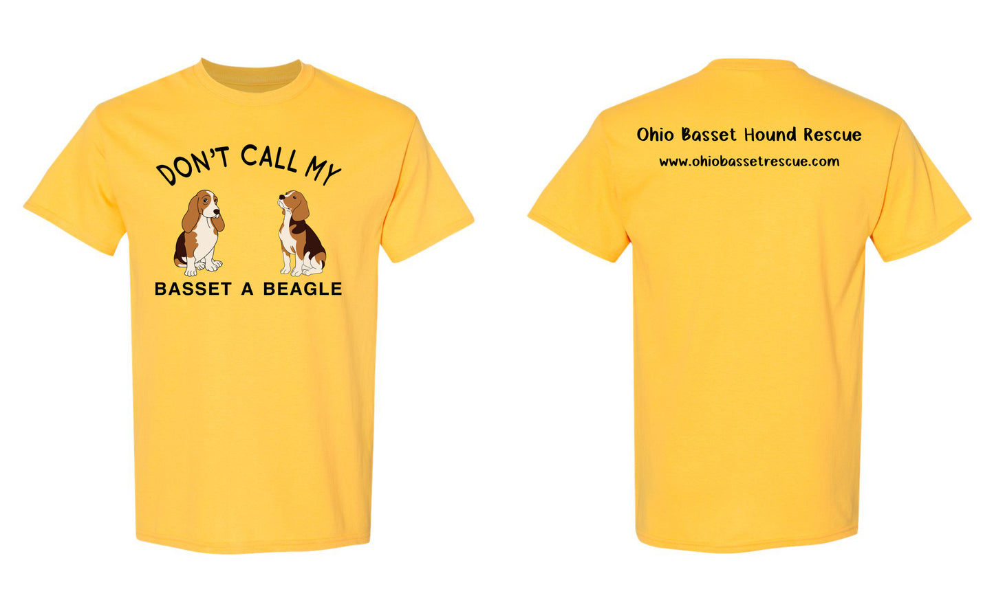 Don't call my Basset a Beagle T-shirt