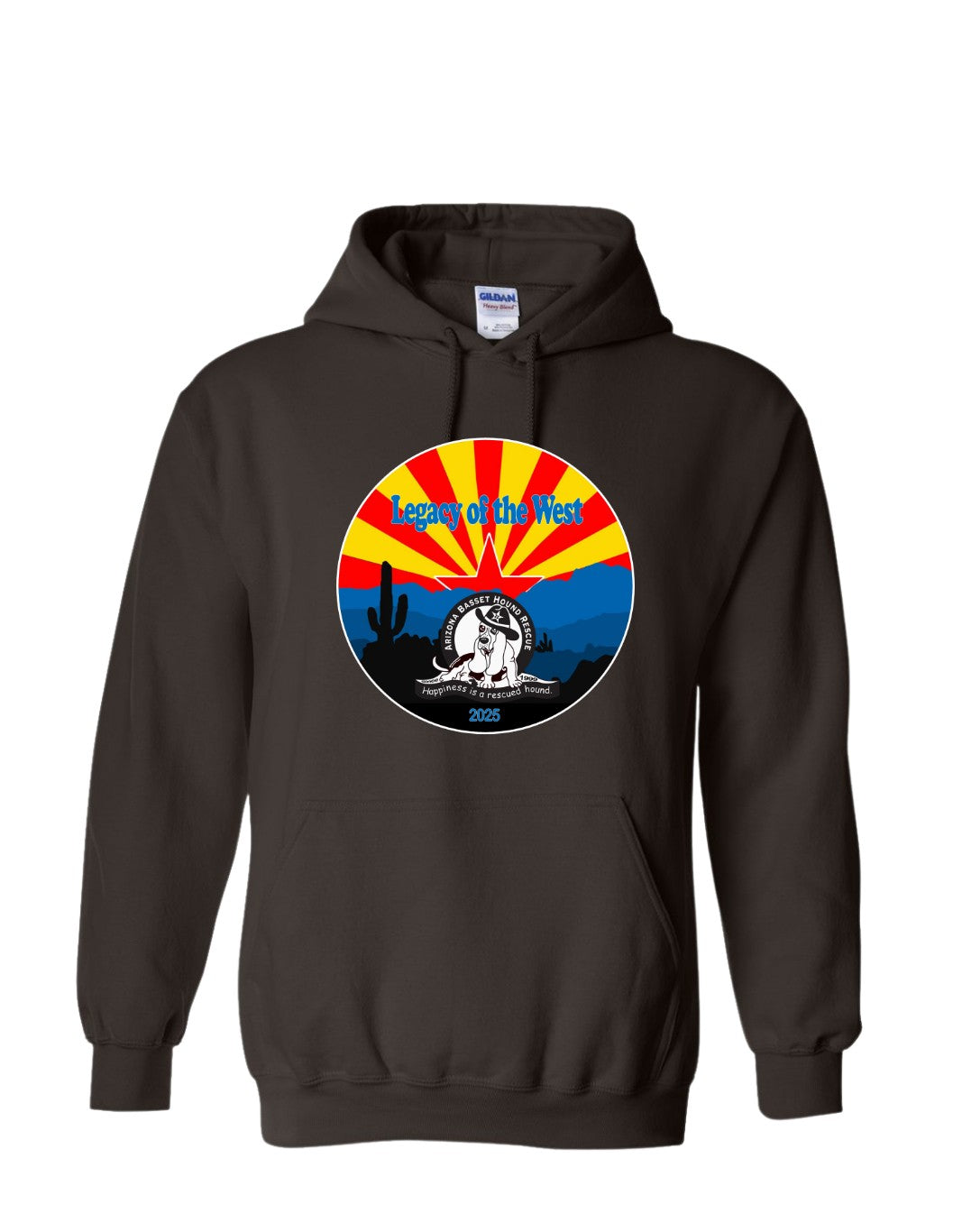 Desert Basset Hound Heritage Hoodie