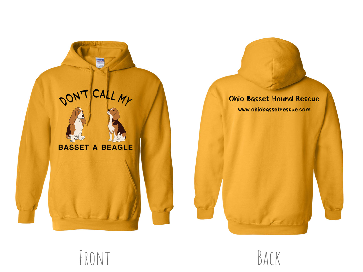 Don't call my Basset a Beagle Hoodie