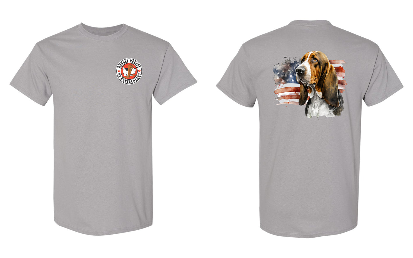 Patriotic Basset Hound