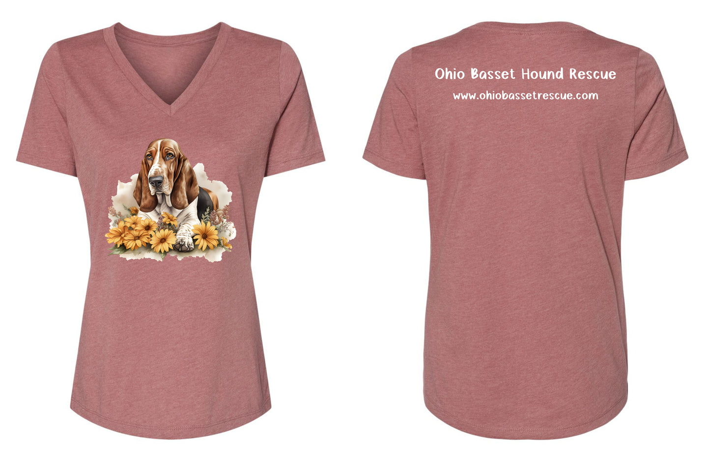 Mabel in Flowers Women's V-neck
