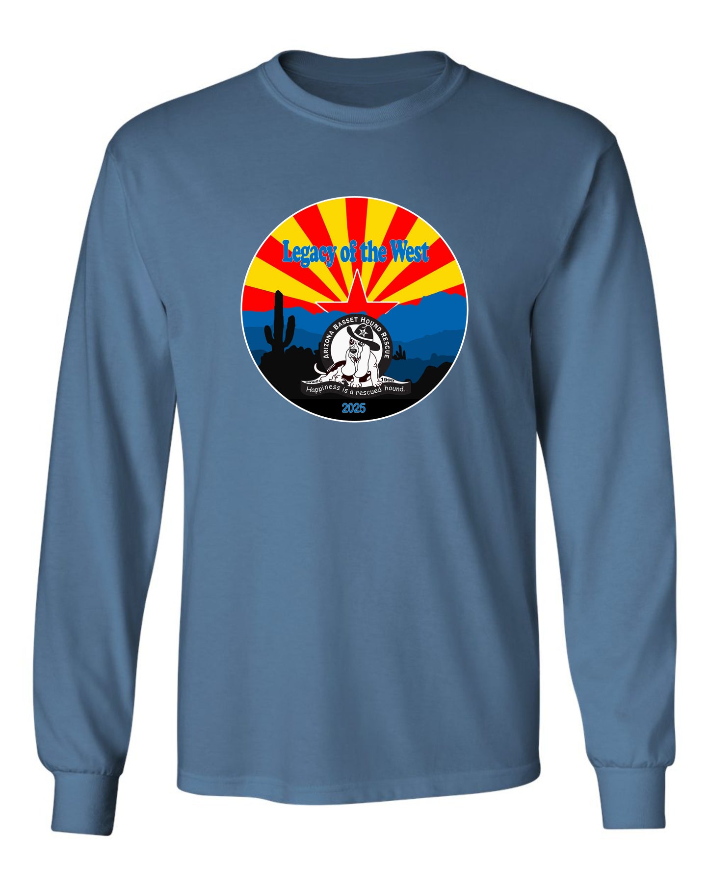 Desert Basset Hound Heritage Long Sleeve Shirt