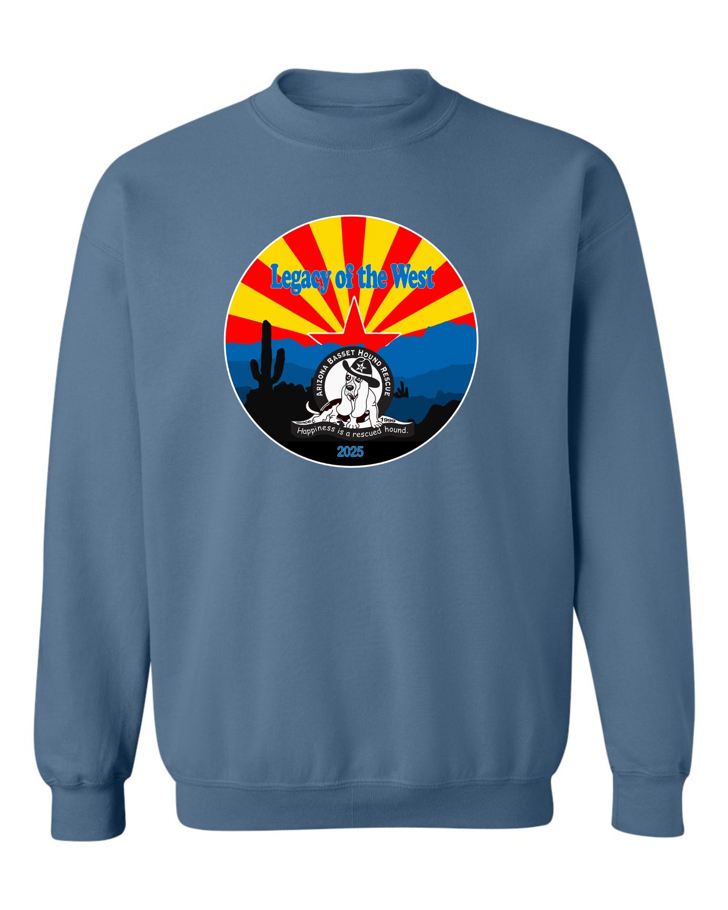 Desert Basset Hound Heritage Pullover Sweater