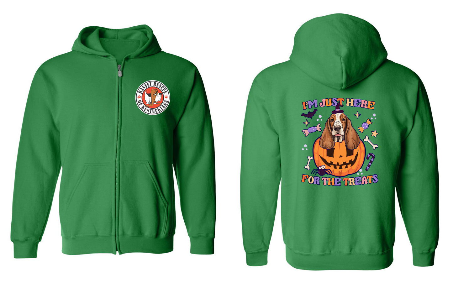 Howl-o-Ween Treat Patrol Zip Up Hoodie