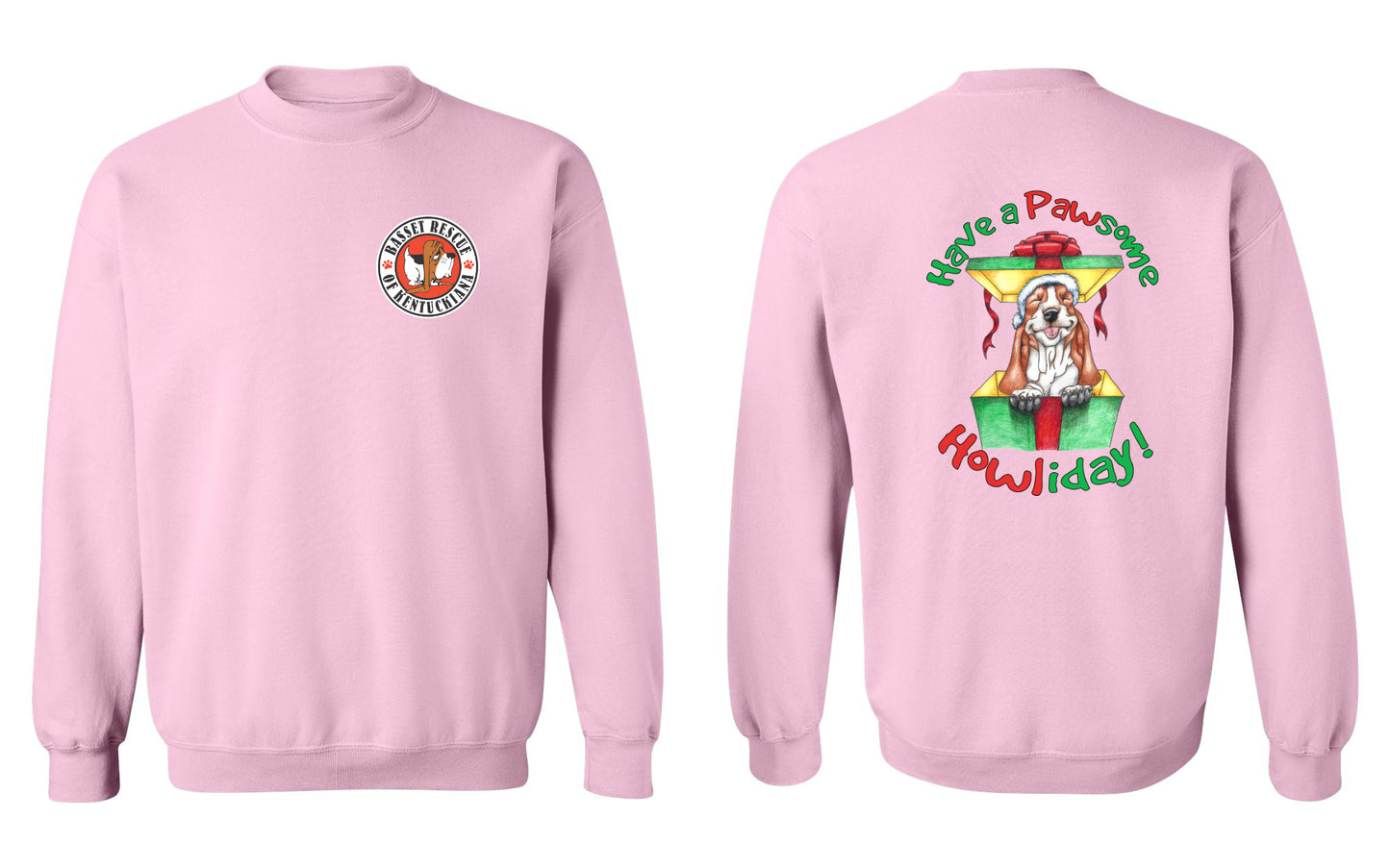 Holiday Basset Sweatshirt