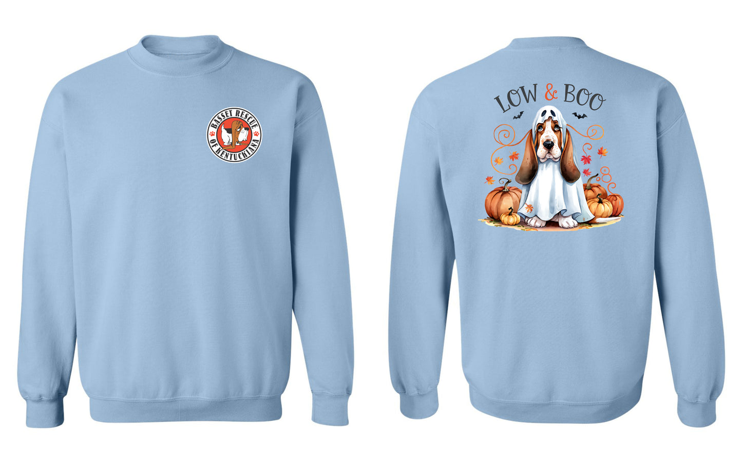 Basset Boo Crew Sweatshirt