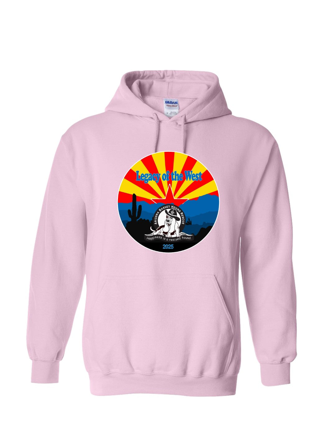 Desert Basset Hound Heritage Hoodie