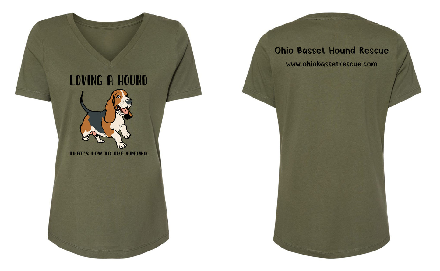 Bassetfest 2023 Women's V-neck