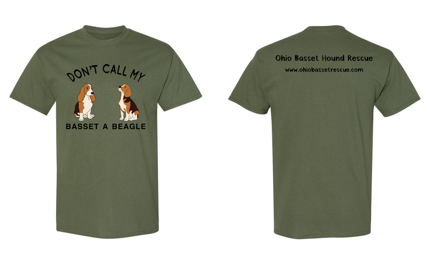 Don't call my Basset a Beagle T-shirt