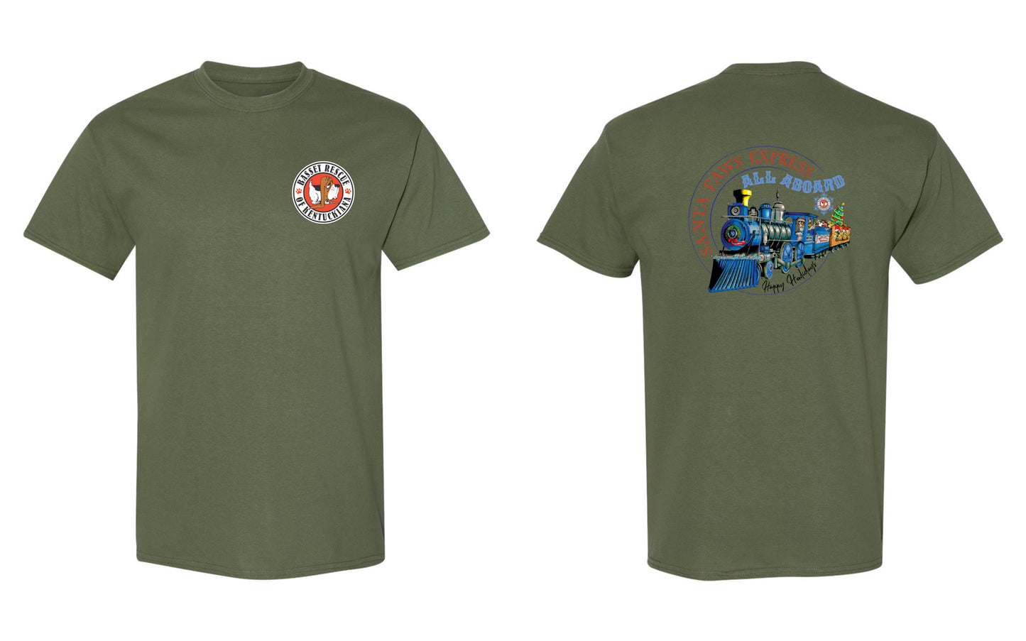 Santa Paws Express T-shirt