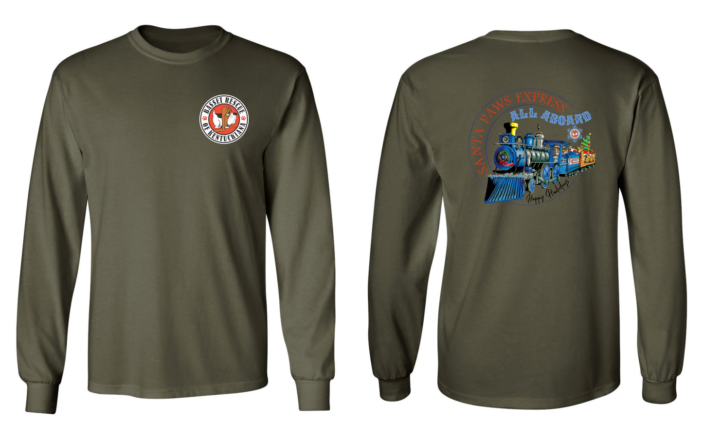 Santa Paws Express Long Sleeve Shirt