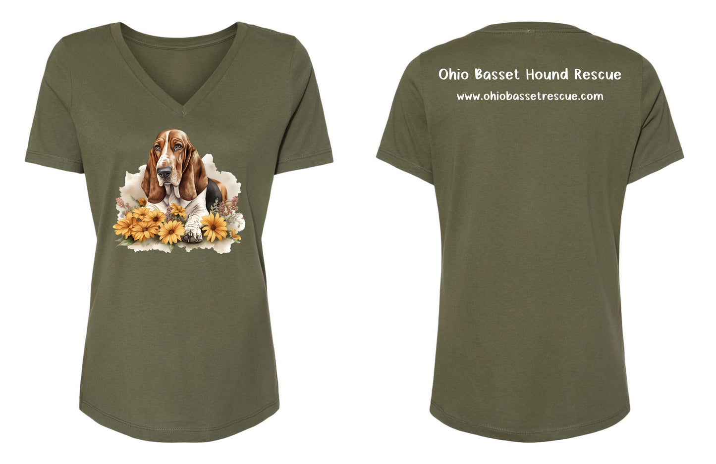 Mabel in Flowers Women's V-neck