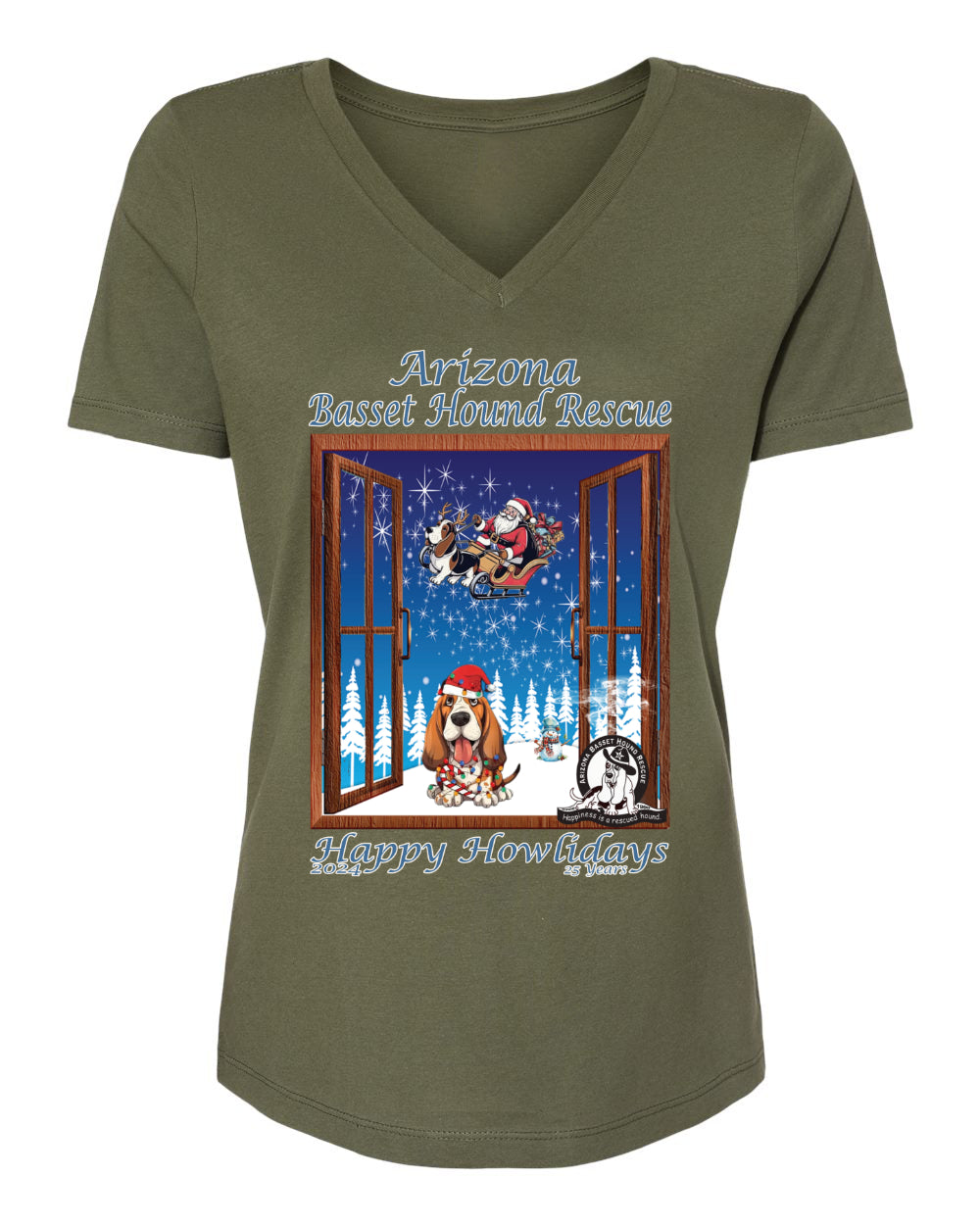 Happy Howlidays Women's V-neck