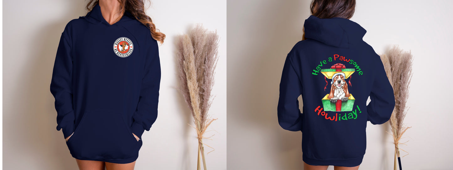 Holiday Basset Hoodie