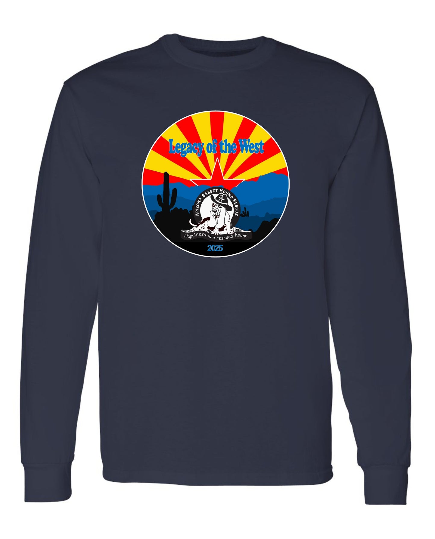 Desert Basset Hound Heritage Long Sleeve Shirt