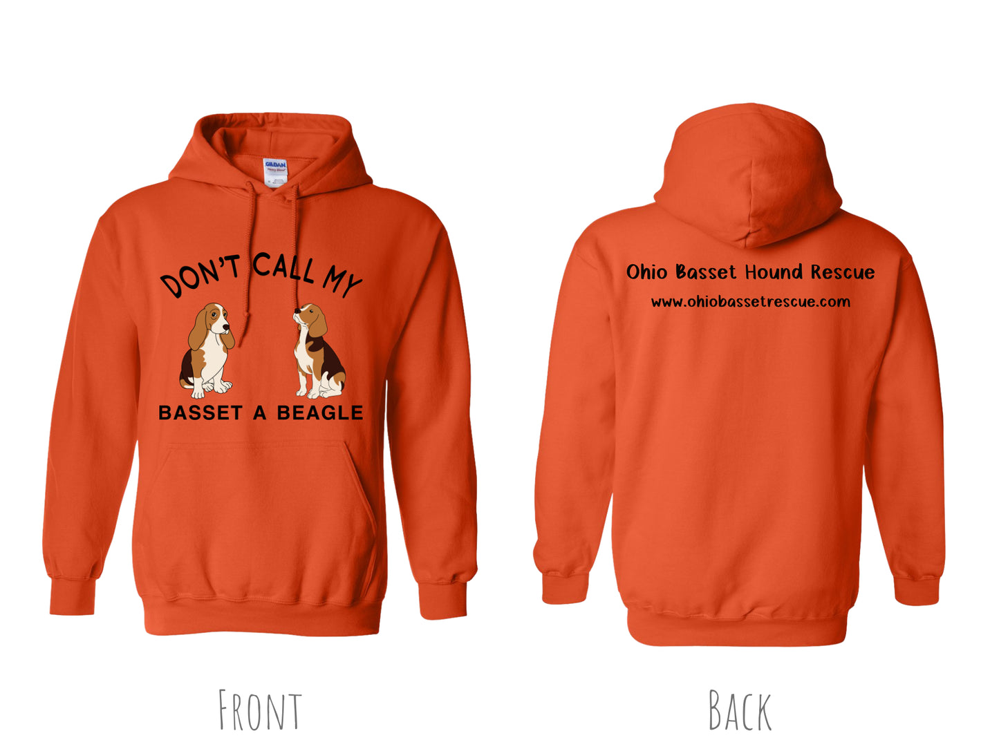 Don't call my Basset a Beagle Hoodie