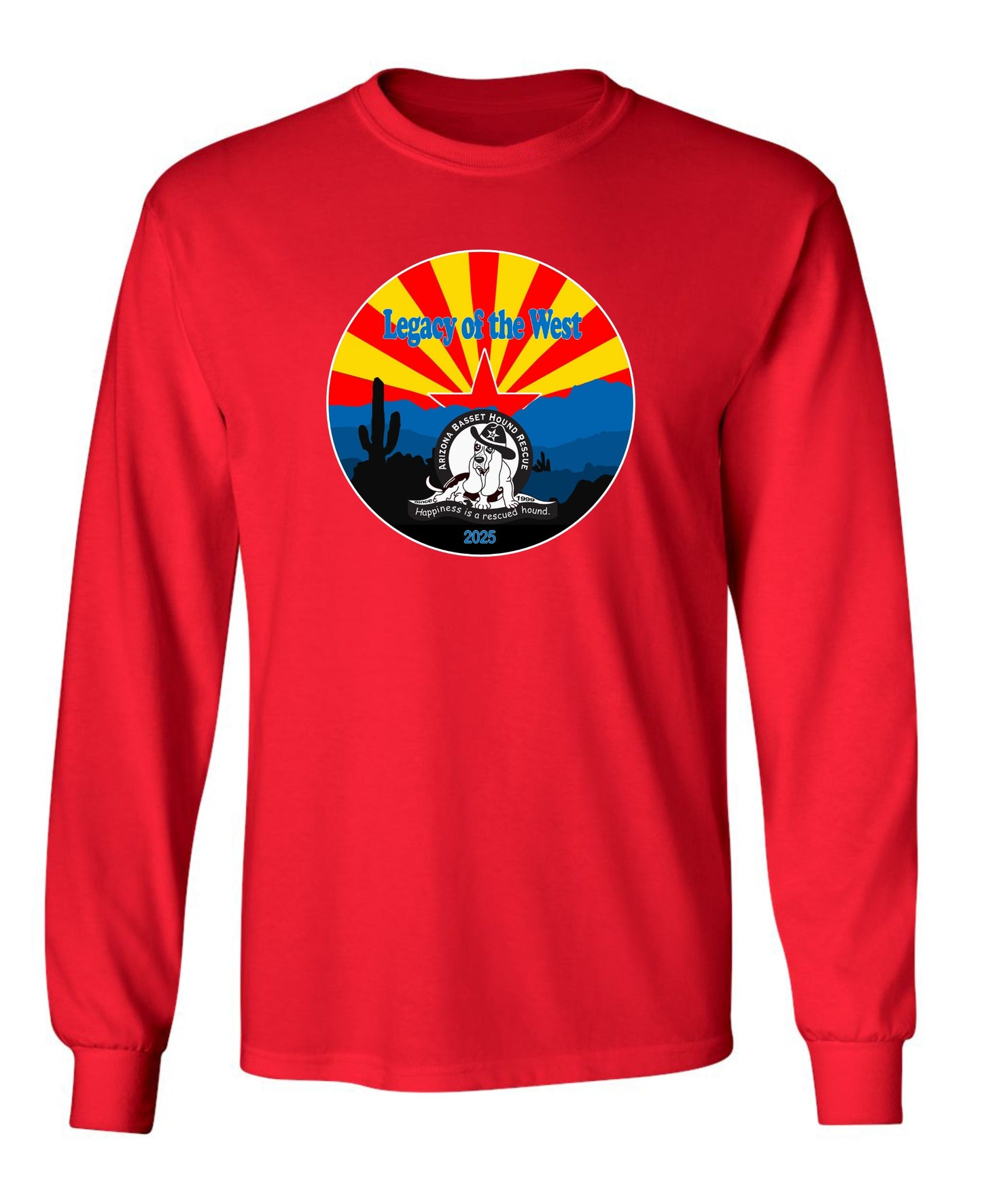 Desert Basset Hound Heritage Long Sleeve Shirt