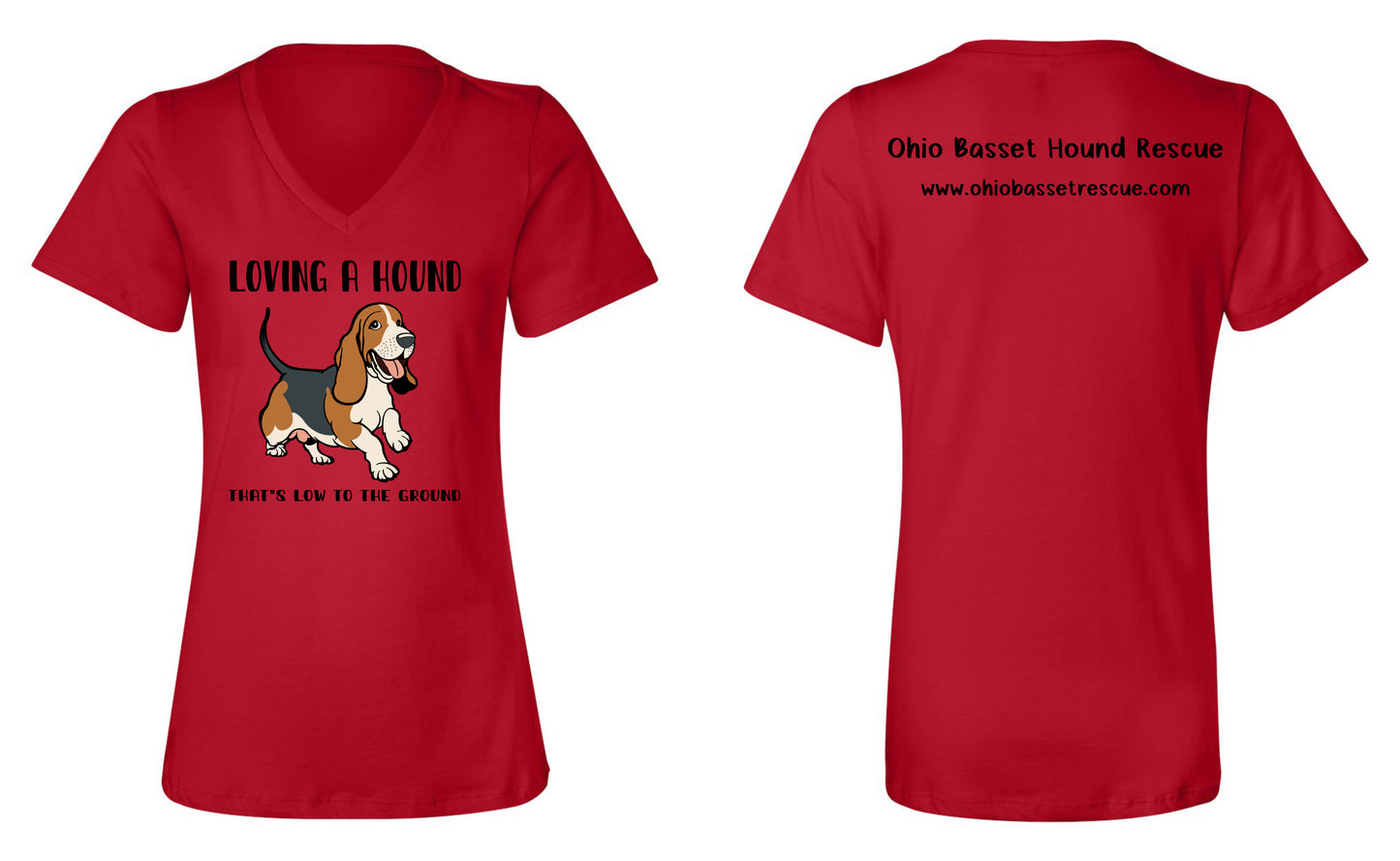 Bassetfest 2023 Women's V-neck