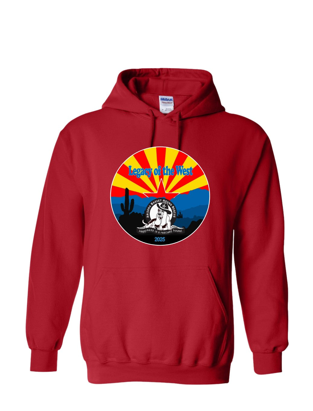 Desert Basset Hound Heritage Hoodie