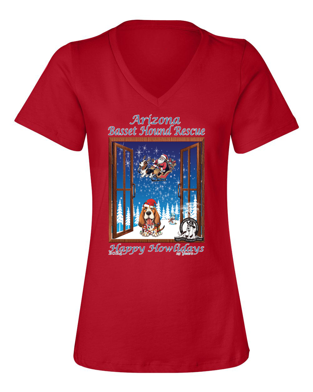 Happy Howlidays Women's V-neck