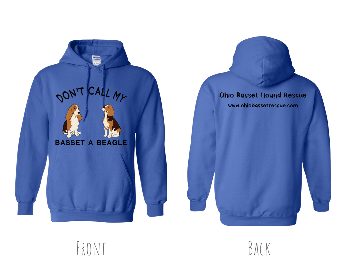 Don't call my Basset a Beagle Hoodie