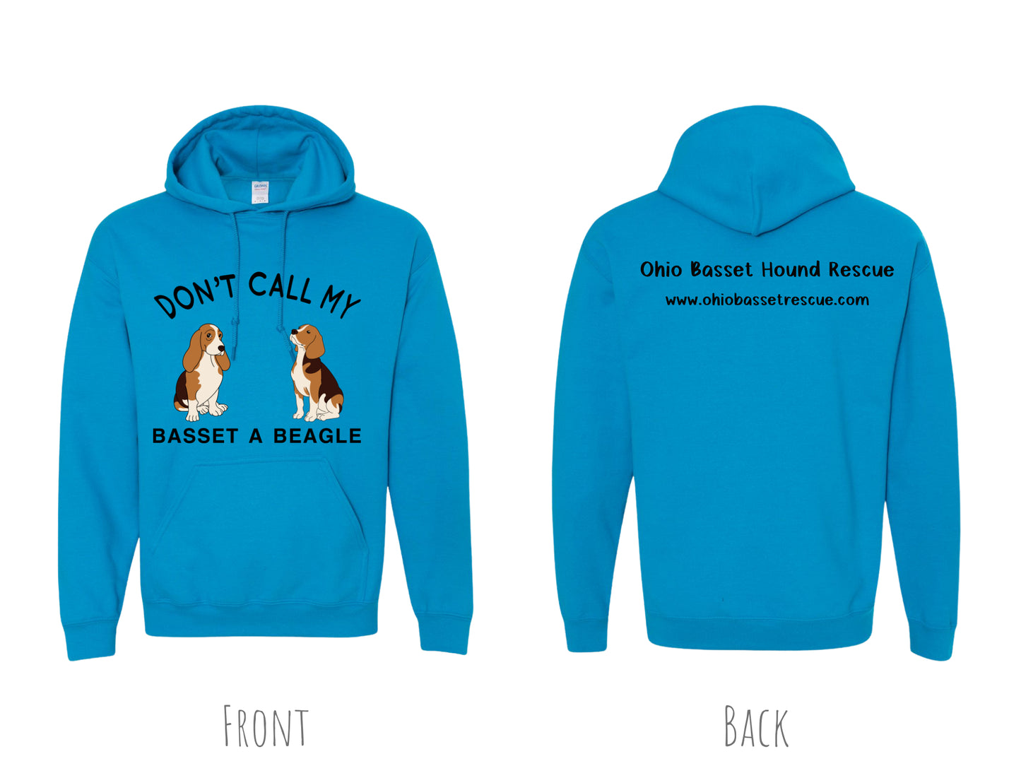 Don't call my Basset a Beagle Hoodie