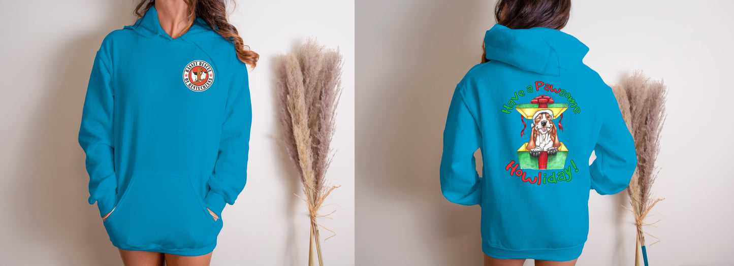 Holiday Basset Hoodie