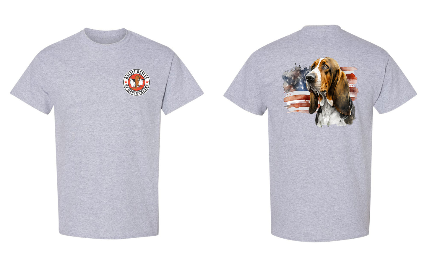 Patriotic Basset Hound