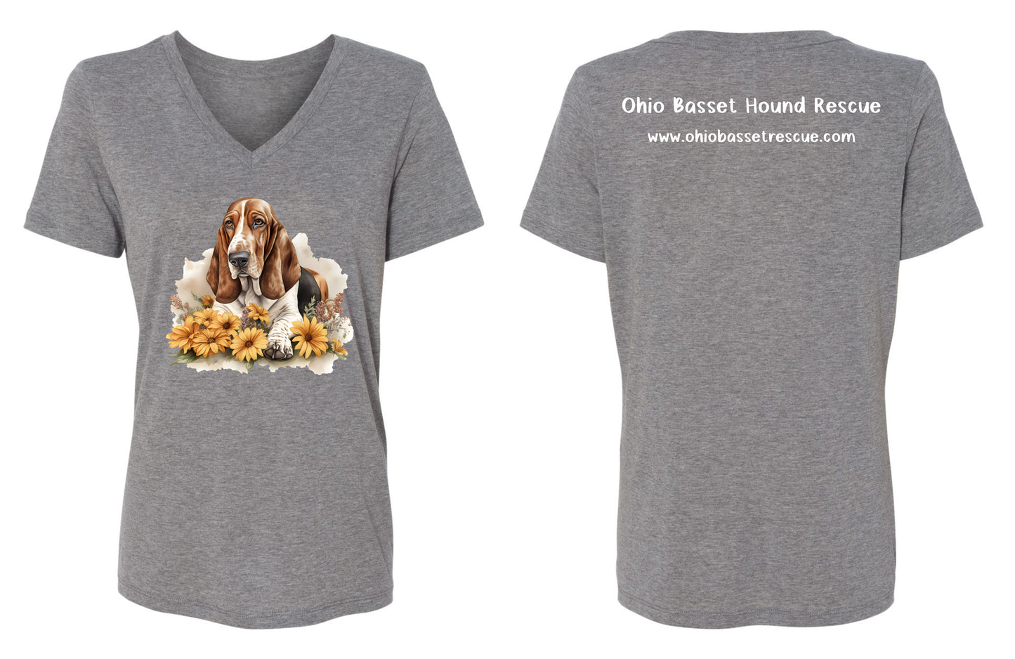 Mabel in Flowers Women's V-neck