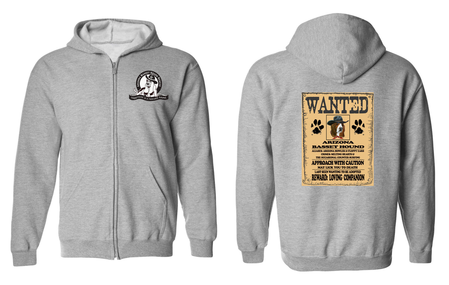 The Arizona Howler's Bounty Zip up Hoodie