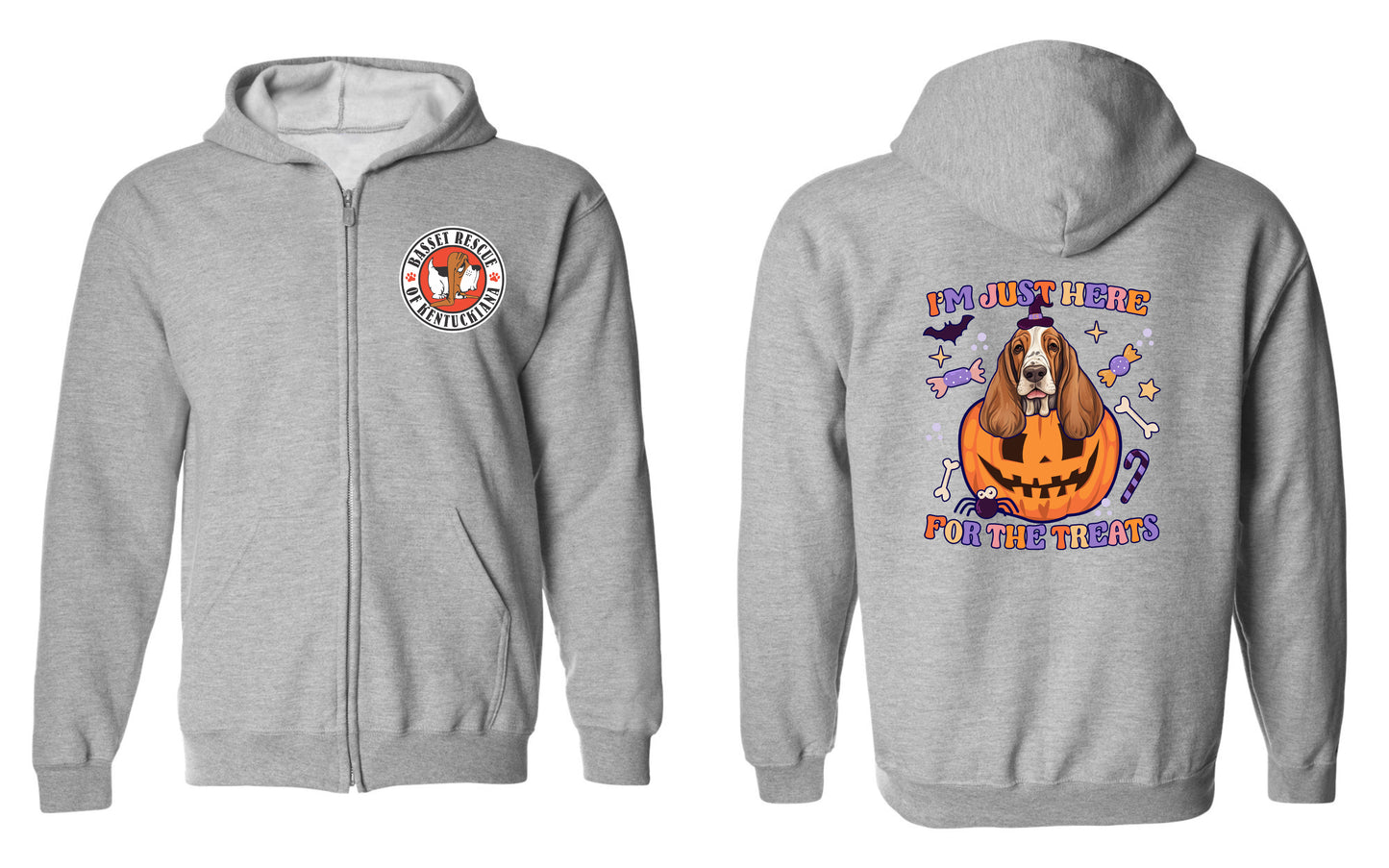 Howl-o-Ween Treat Patrol Zip Up Hoodie