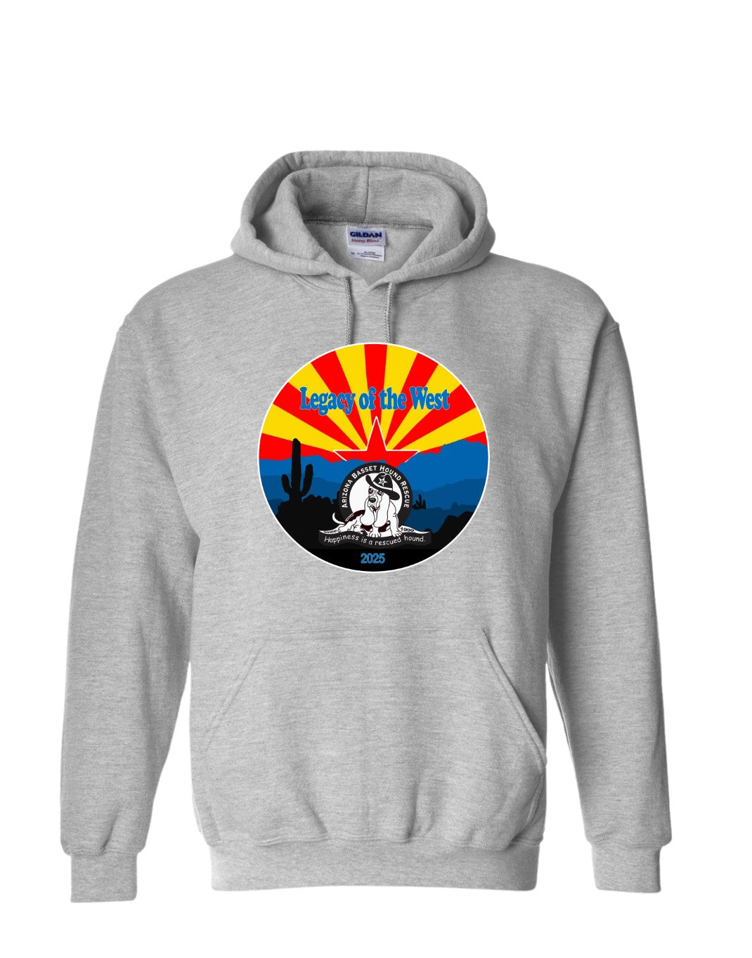 Desert Basset Hound Heritage Hoodie
