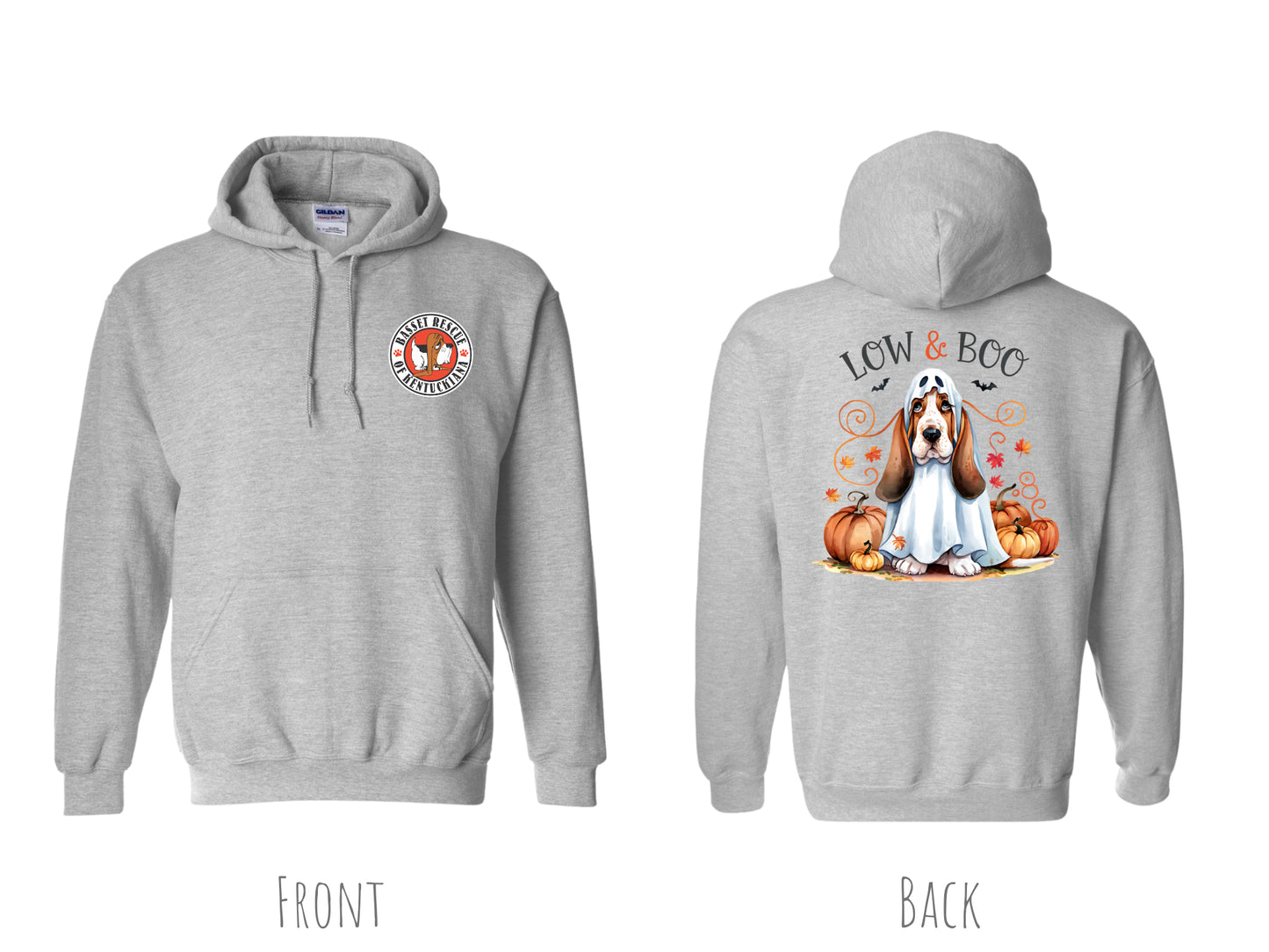 Basset Boo Crew Hoodie